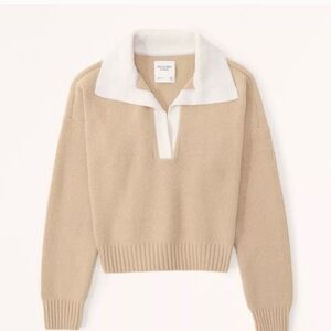 Abercrombie polo sweater, size medium.